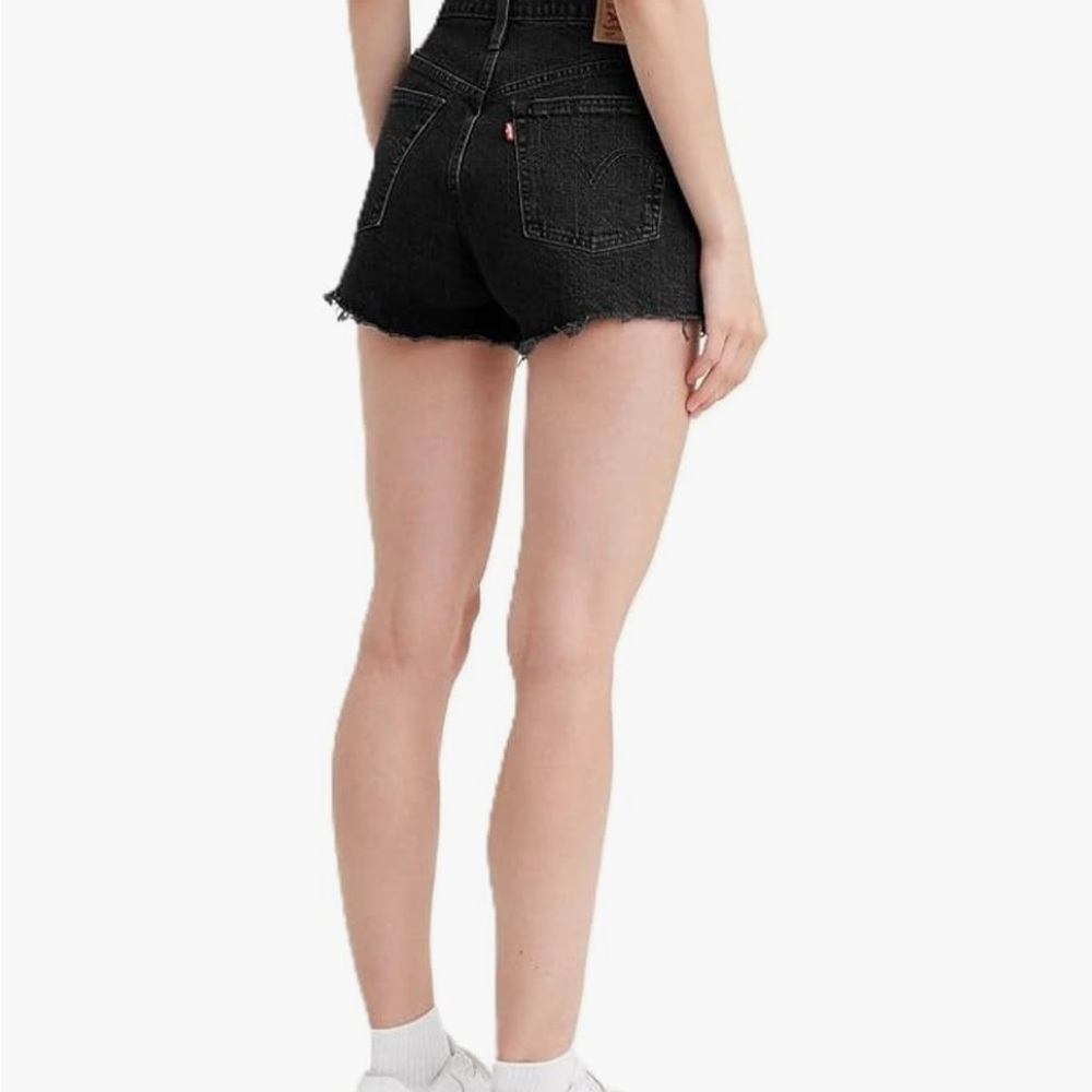 Levi's 501 Women's Black Denim Shorts